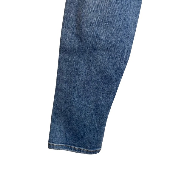 Fidelity Denim Mila Crop Distressed Stretch Skinny Leg Cropped Mid Rise Jeans 28 - Picture 9 of 16